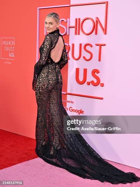 Kelsea Ballerini attends the FASHION TRUST U.S. Awards 2024 on April 09, 2024 in Beverly Hills, California.