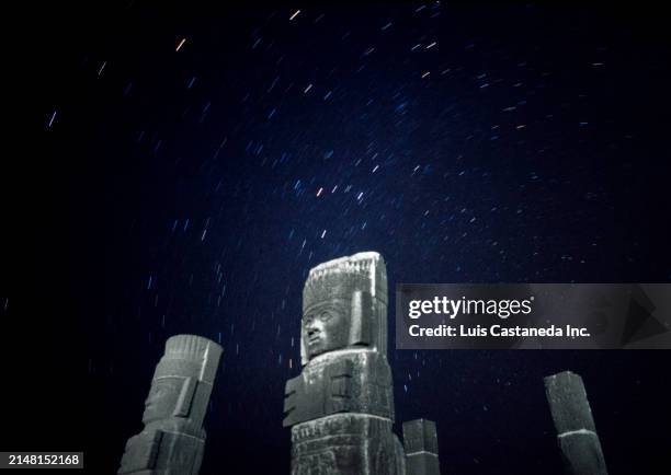 Aztec Tula 53 Aztec Warrior Art Stock Photos, High-Res Pictures, and Images ...