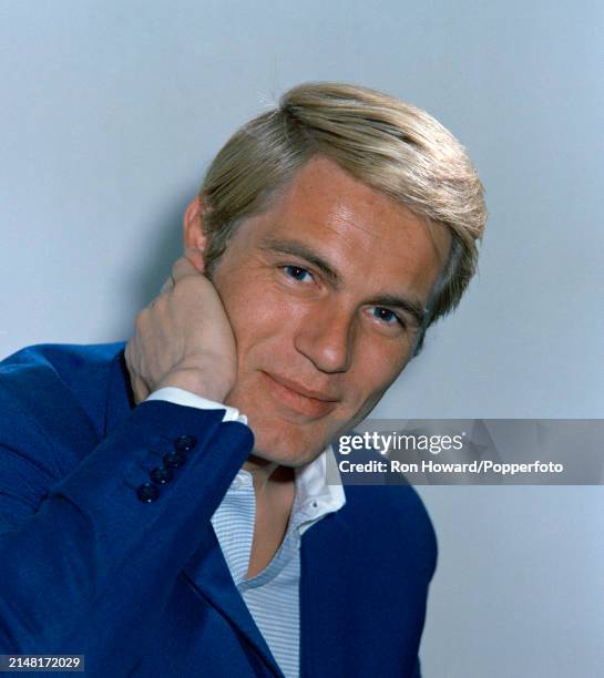 English singer and actor Adam Faith posed in London circa 1965.