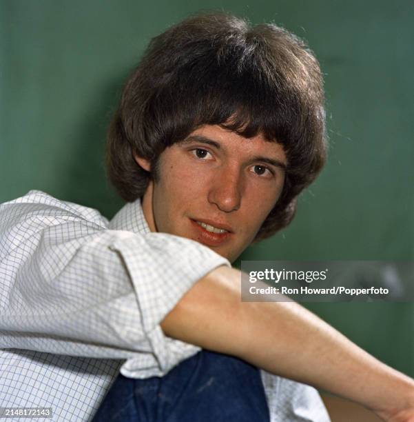 American musician Gary Leeds, also known as Gary Walker, drummer with The Walker Brothers, posed in London circa 1966.