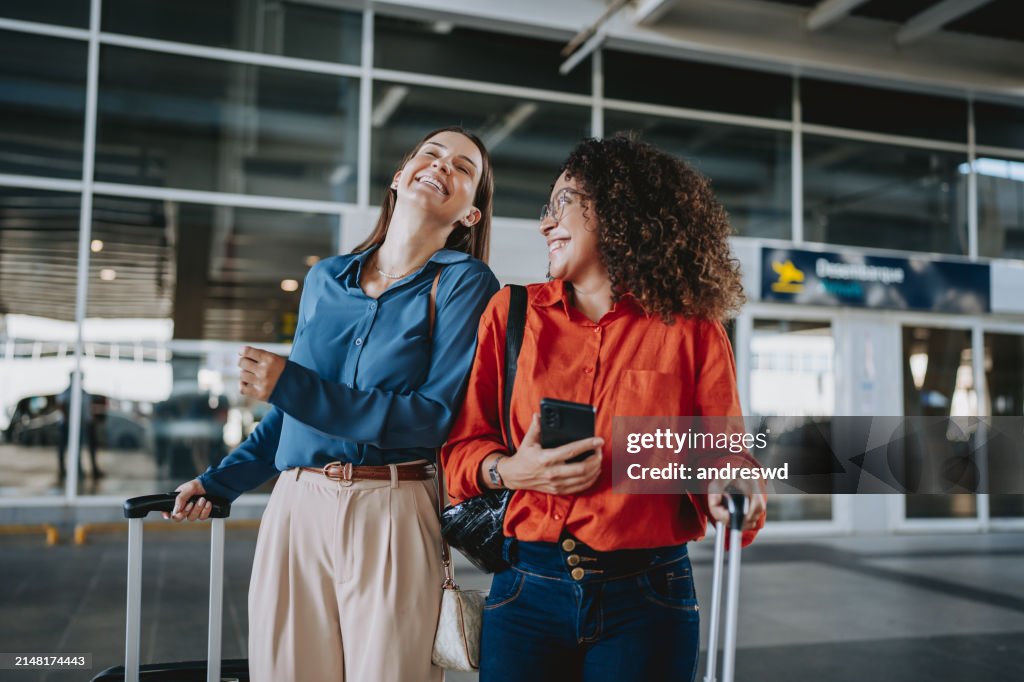 Ihre Freunde verlassen den Flughafen