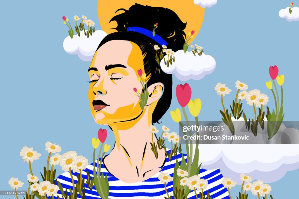 Springtime Feeling Feeling The Spring Around Me High-Res Vector Graphic - Getty Images