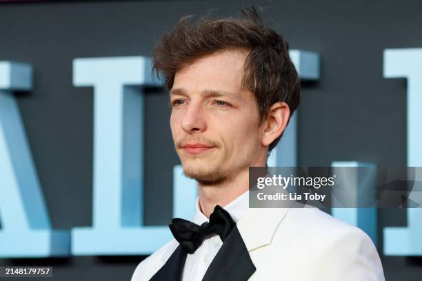 Mike Faist attends the UK premiere of "Challengers" at the Odeon Luxe Leicester Square on April 10, 2024 in London, England.