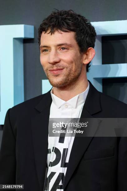 Josh O'Connor attends the UK premiere of "Challengers" at the Odeon Luxe Leicester Square on April 10, 2024 in London, England.