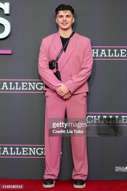 Harry Clark attends the UK premiere of "Challengers" at the Odeon Luxe Leicester Square on April 10, 2024 in London, England.