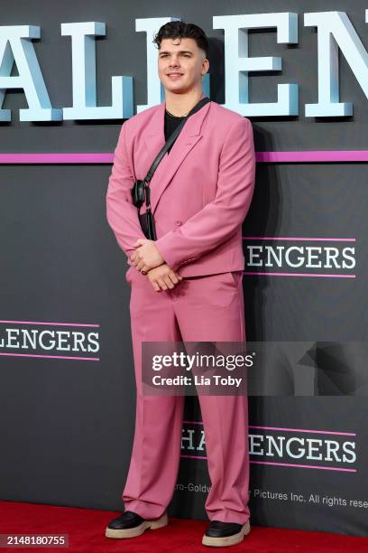 Harry Clark attends the UK premiere of "Challengers" at the Odeon Luxe Leicester Square on April 10, 2024 in London, England.