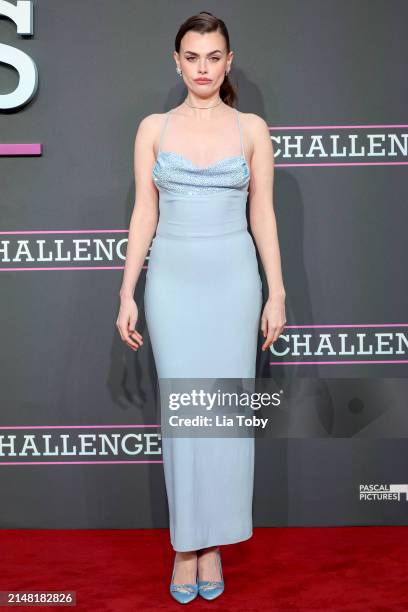 Charli Howard attends the UK premiere of "Challengers" at the Odeon Luxe Leicester Square on April 10, 2024 in London, England.