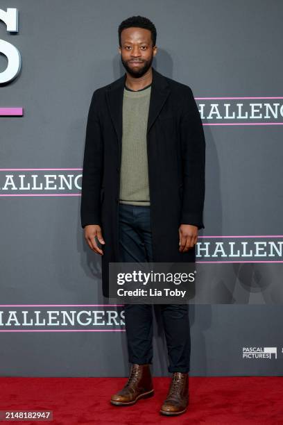 Clifford Samuel attends the UK premiere of "Challengers" at the Odeon Luxe Leicester Square on April 10, 2024 in London, England.