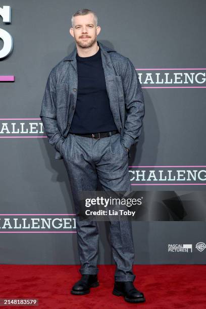 Russell Tovey attends the UK premiere of "Challengers" at the Odeon Luxe Leicester Square on April 10, 2024 in London, England.