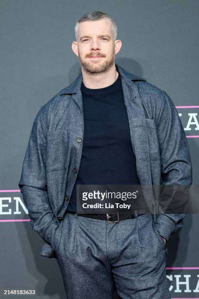 Russell Tovey attends the UK premiere of "Challengers" at the Odeon Luxe Leicester Square on April 10, 2024 in London, England.