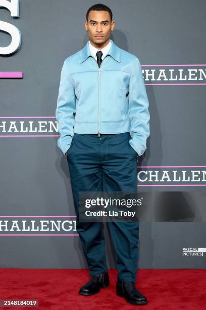 Guest attends the UK premiere of "Challengers" at the Odeon Luxe Leicester Square on April 10, 2024 in London, England.