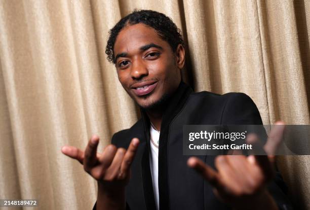 Nadji Jeter attends the BAFTA Games Awards 2024 Nominees' Party at the Langham Hotel on April 10, 2024 in London, England.