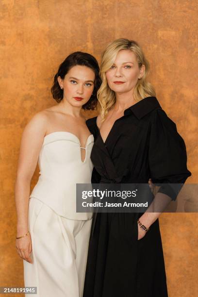 CA: Kirsten Dunst and Cailee Spaeny, Los Angeles Times, April 4, 2024