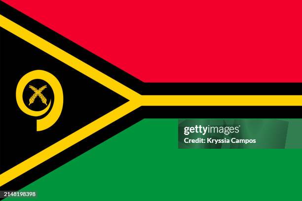 flag of vanuatu - vanuatu flag stock pictures, royalty-free photos & images
