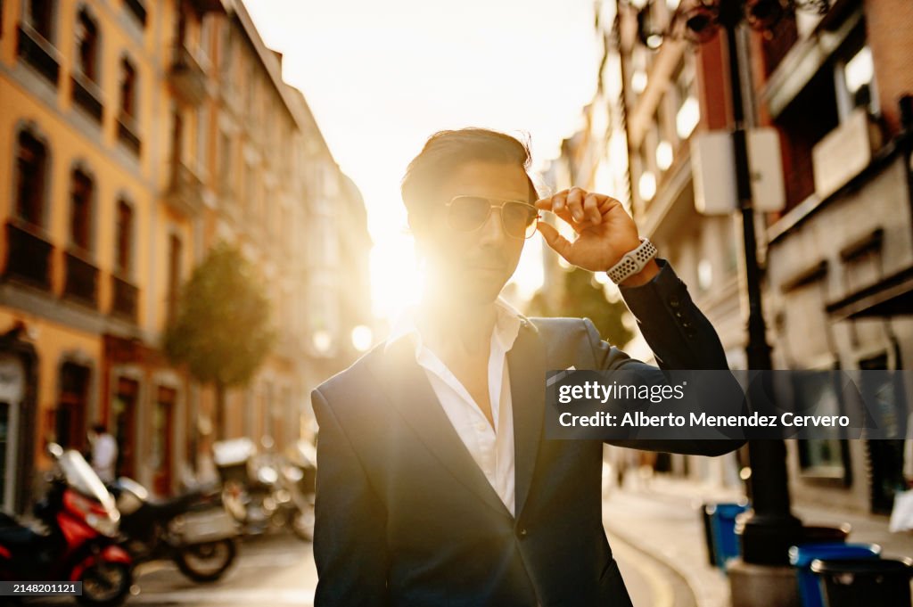 Upper class people in the city