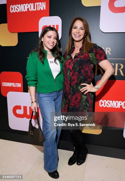 Allyson Shapiro and Jill Zarin attend as CW & Cosmopolitan celebrate the New CW Original Series “Patti Stanger: The Matchmaker” at Hearst Tower on...