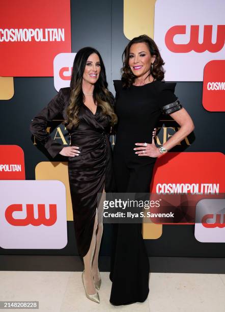 Patti Stanger and Luann de Lesseps attend as CW & Cosmopolitan celebrate the New CW Original Series “Patti Stanger: The Matchmaker�” at Hearst Tower...