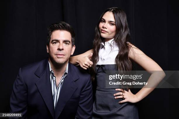 Eli Roth and Ariana Greenblatt attend Lionsgate's CinemaCon Presentation and Reception at Caesars Palace on April 10, 2024 in Las Vegas, Nevada.