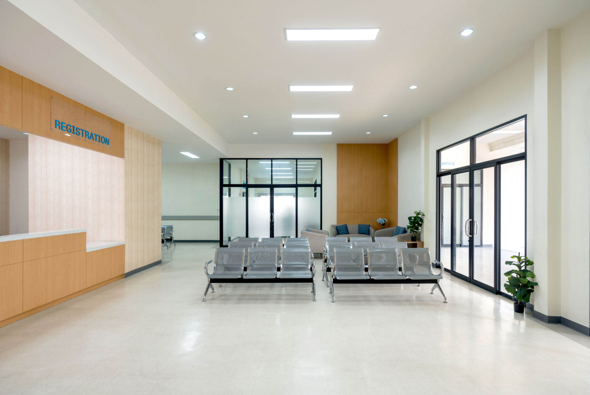 calm hospital waiting room