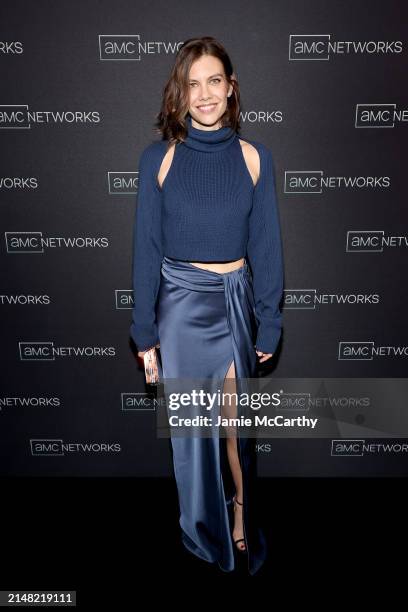 Lauren Cohan attends the AMC Networks 2024 Upfront at Chelsea Factory on April 10, 2024 in New York City.