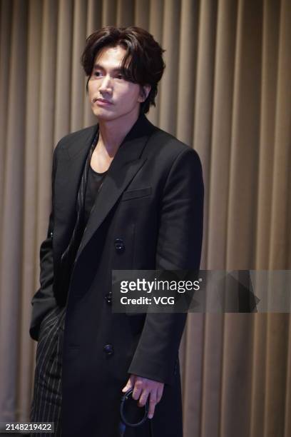 Actor/singer Jerry Yan attends Ami Fall-Winter 2024 collection show on April 10, 2024 in Suzhou, Jiangsu Province of China.