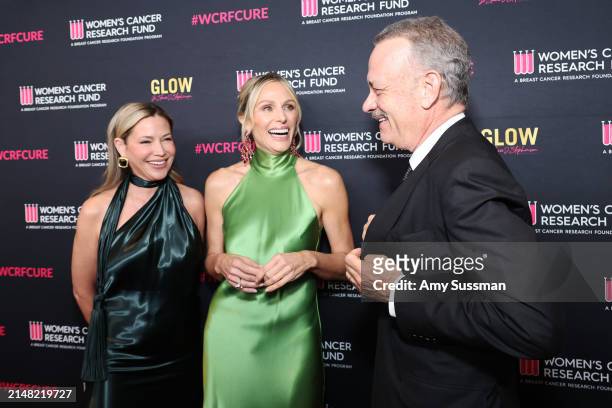 Quinn Ezralow, Jamie Alexander Tisch, and Tom Hanks attend "An Unforgettable Evening" Benefiting The Women's Cancer Research Fund at Beverly...