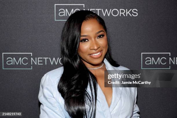 Toya Johnson-Rushing attends the AMC Networks 2024 Upfront at Chelsea Factory on April 10, 2024 in New York City.