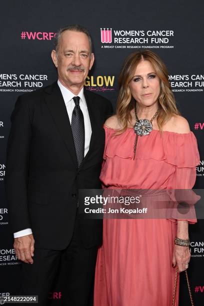 Tom Hanks and Rita Wilson attend "An Unforgettable Evening" benefiting the Women's Cancer Research Fund at Beverly Wilshire, A Four Seasons Hotel on...