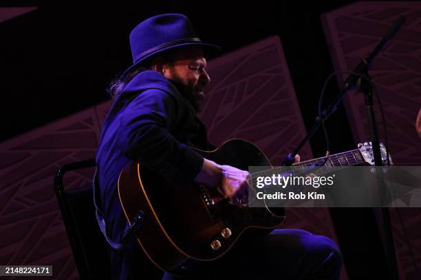 Colin Linden performs at 'A New York Evening With T Bone Burnett' at National Sawdust on April 10, 2024 in New York City.