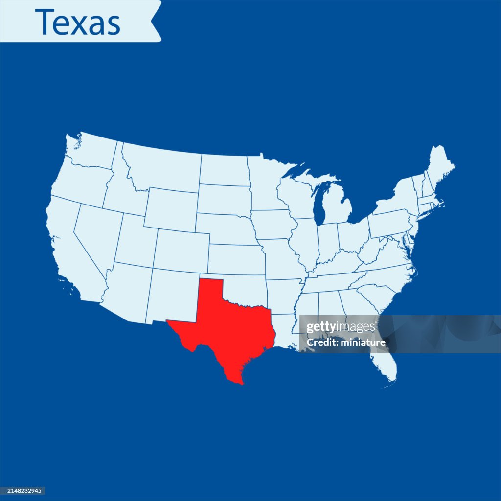 Texas Map High-Res Vector Graphic - Getty Images