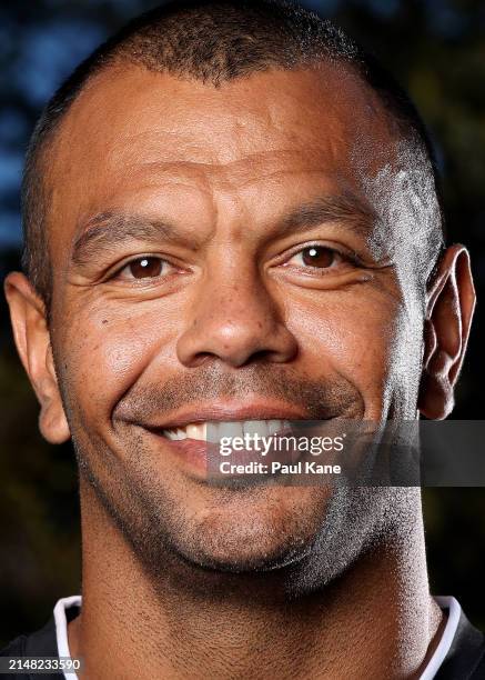 Kurtley Beale poses during a Western Force Super Rugby media opportunity at Force HQ on April 11, 2024 in Perth, Australia.