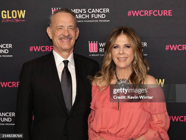 Tom Hanks and Rita Wilson arrive at "An Unforgettable Evening" Benefiting The Woman's Cancer Research Fund at Beverly Wilshire, A Four Seasons Hotel...