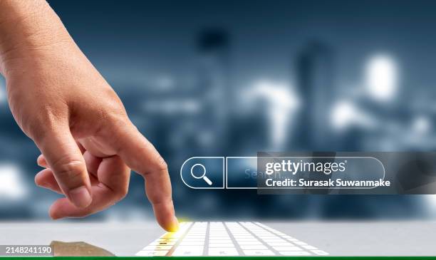 business people use internet for information and browsing information network concept - web browser stock pictures, royalty-free photos & images