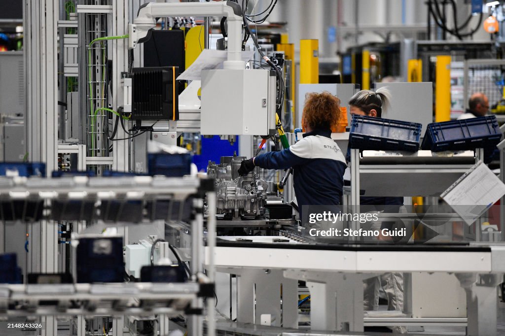 Inauguration Of Hybrid And PHEV Vehicles Stellantis Group eDCT Assembly Plant In Turin