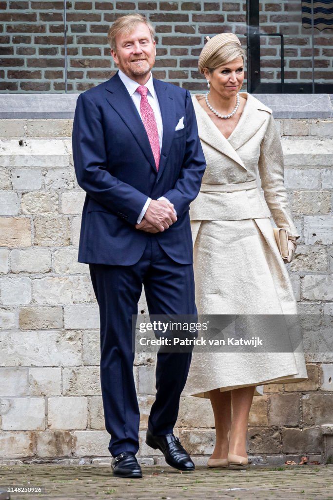 Dutch Royals Attend The Four Freedom Awards Ceremony In Middelburg