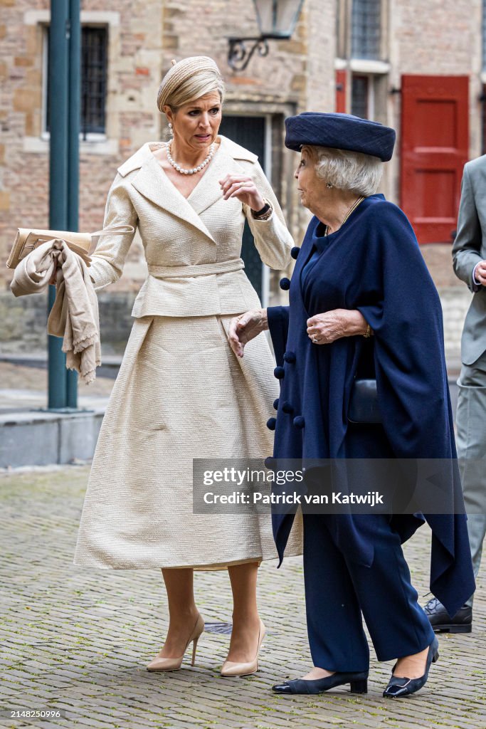 Dutch Royals Attend The Four Freedom Awards Ceremony In Middelburg
