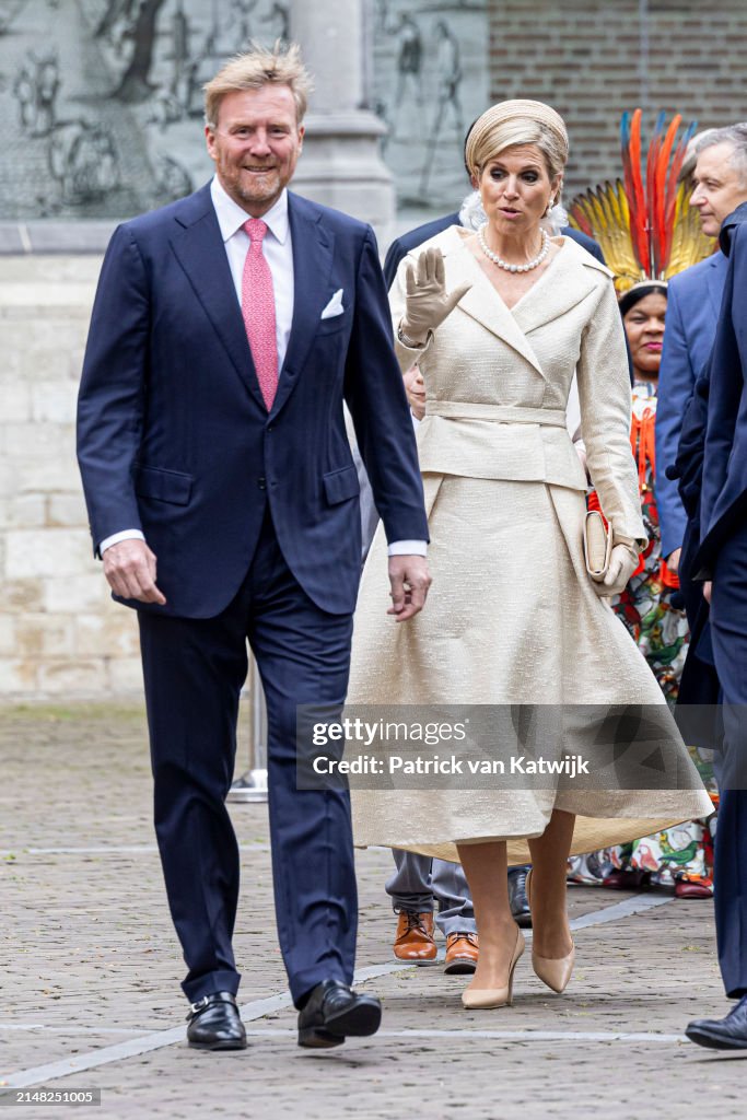 Dutch Royals Attend The Four Freedom Awards Ceremony In Middelburg