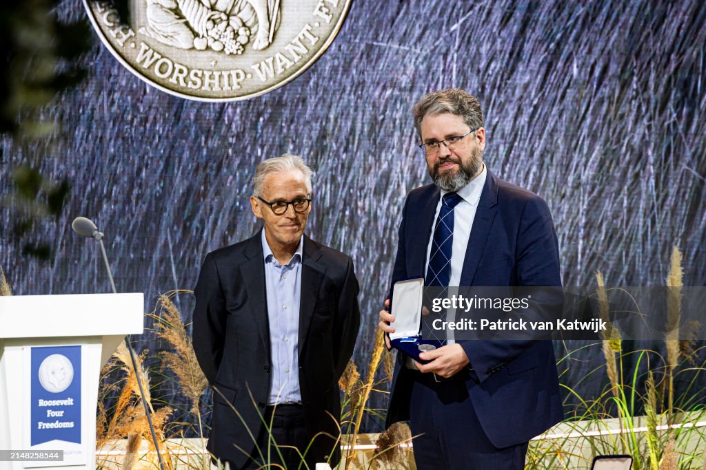 Dutch Royal Attends The Four Freedom Awards Ceremony In Middelburg