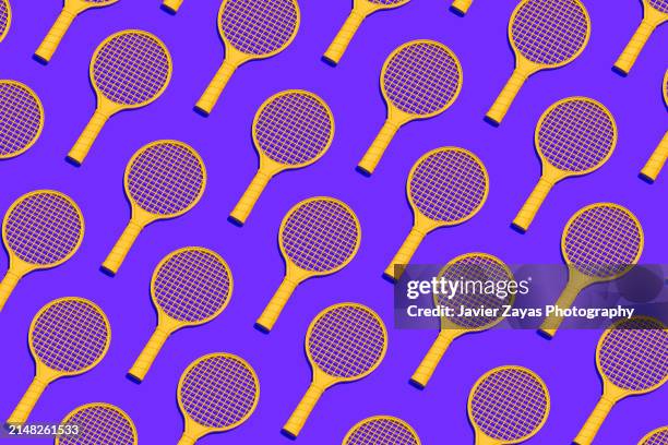A Pattern Tennis Racket 1,142 Tennis Racket Pattern Stock Photos, High-Res Pictures, and Images ...