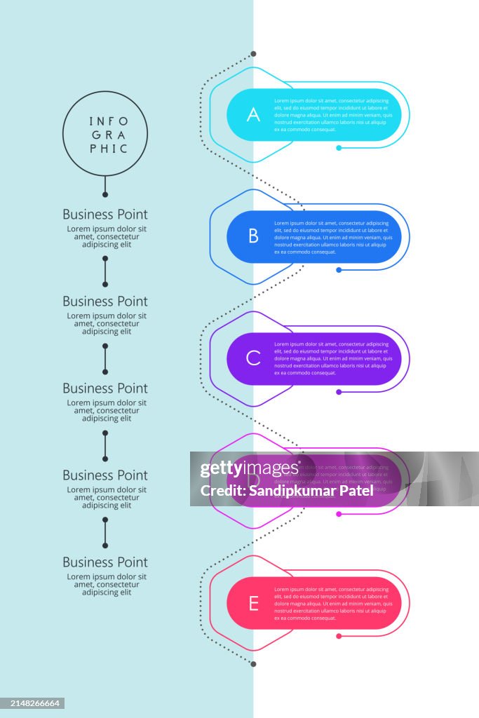 Five step Infographic
