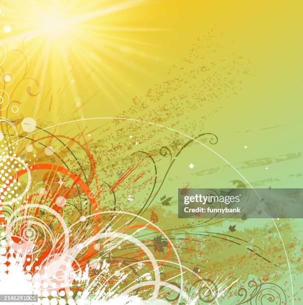spring energy - long weekend stock illustrations