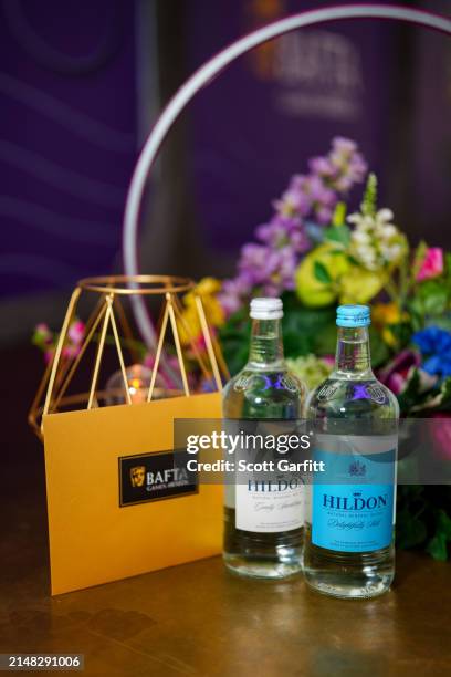 Hildon Natural Mineral Water ahead of the BAFTA Games Awards 2024 at the Queen Elizabeth Hall on April 11, 2024 in London, England.