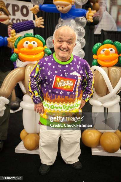 Portrait of English actor Rusty Goffe as he attends an event related to the film 'Willie Wonka and the Chocolate Factory' at the Chocolate Expo in...