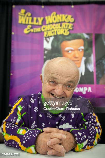 Portrait of English actor Rusty Goffe as he attends an event related to the film 'Willie Wonka and the Chocolate Factory' at the Chocolate Expo in...
