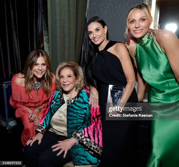 Rita Wilson, Wallis Annenberg, Demi Moore, and Jamie Alexander Tisch attend "An Unforgettable Evening" Benefiting The Women's Cancer Research Fund at...