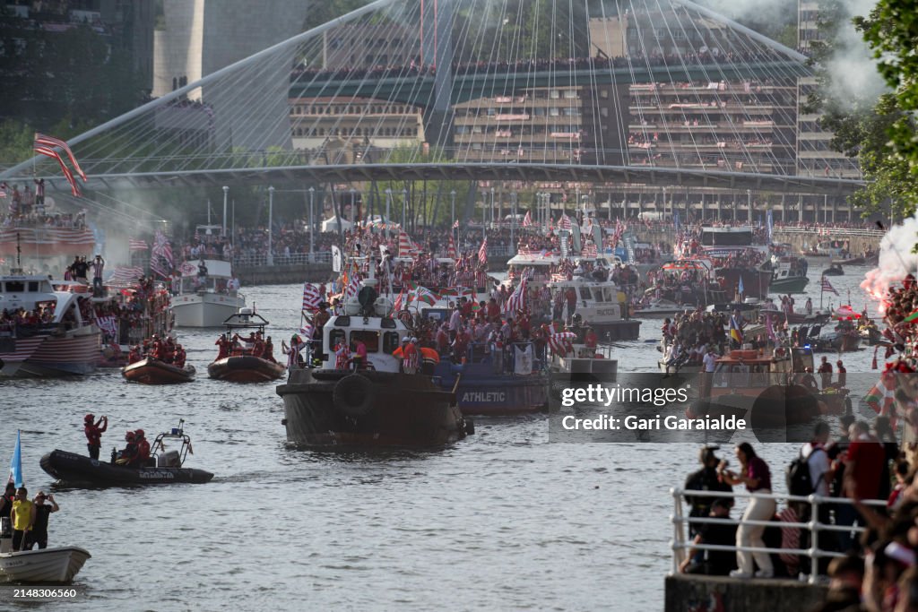 Athletic Club Spanish King Cup Trophy Parade