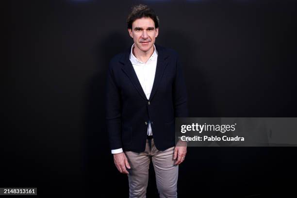 Aitor Karanka attends the Silbon new flagship store opening on April 11, 2024 in Madrid, Spain.