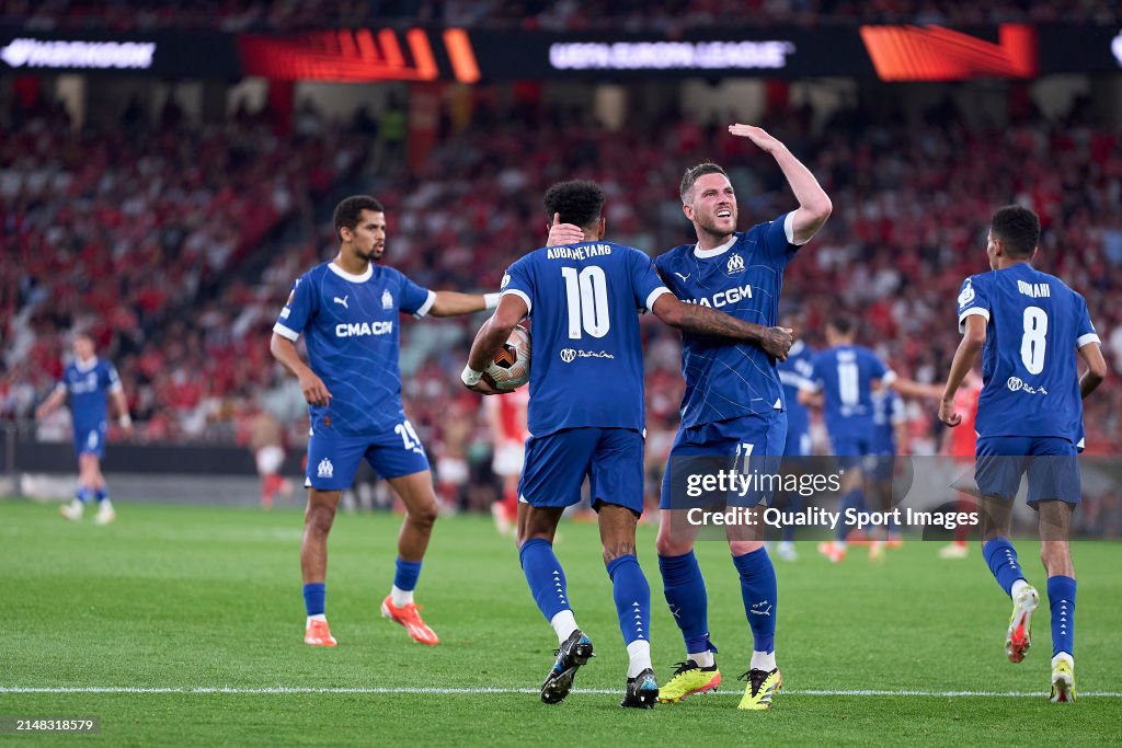 SL Benfica v Olympique Marseille: Quarter-Final First Leg - UEFA Europa League 2023/24