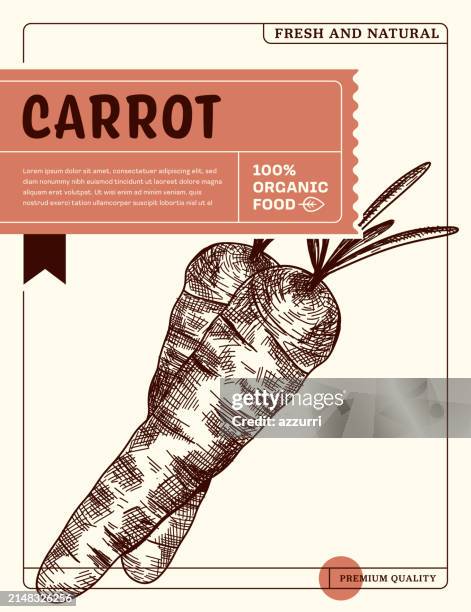 karotten-skizzen-symbol-paket-design-vorlage - vegetable juice stock-grafiken, -clipart, -cartoons und -symbole