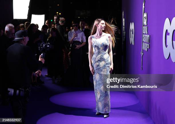 Hunter Schafer attends the 2024 GQ Creativity Awards at WSA on April 11, 2024 in New York City.